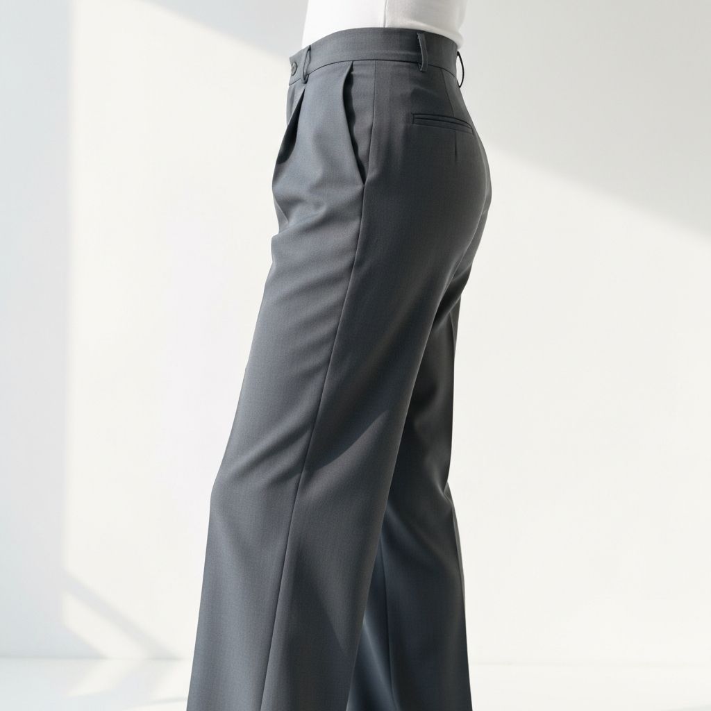 Palazzo Wide-Leg Trousers - alternate view