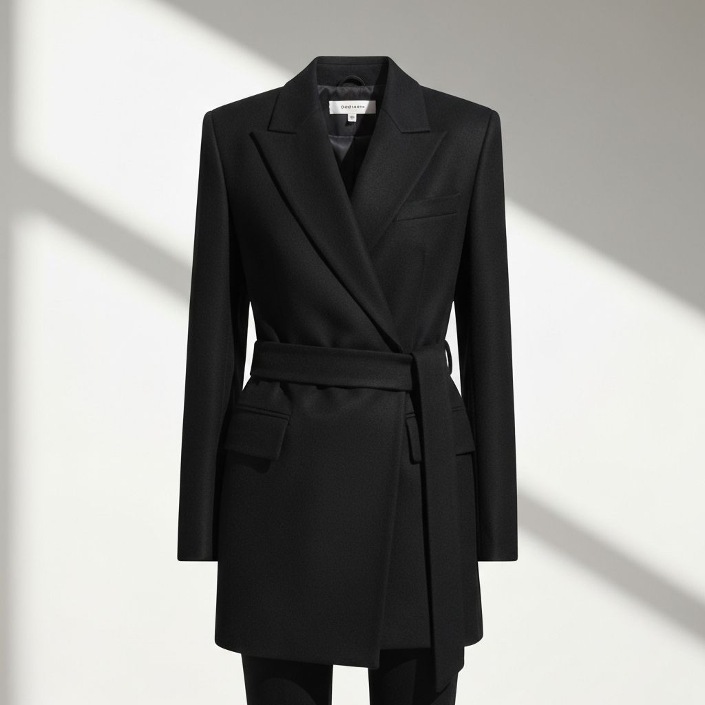 Sculptural Wrap Blazer